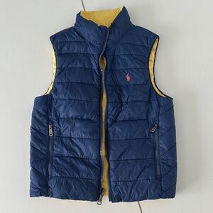 Polo by Ralph Lauren Blue and Yellow Kids Vest